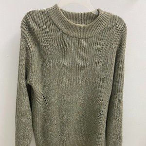 H&M Creamy Sea foam Green Knit Size M Sweater